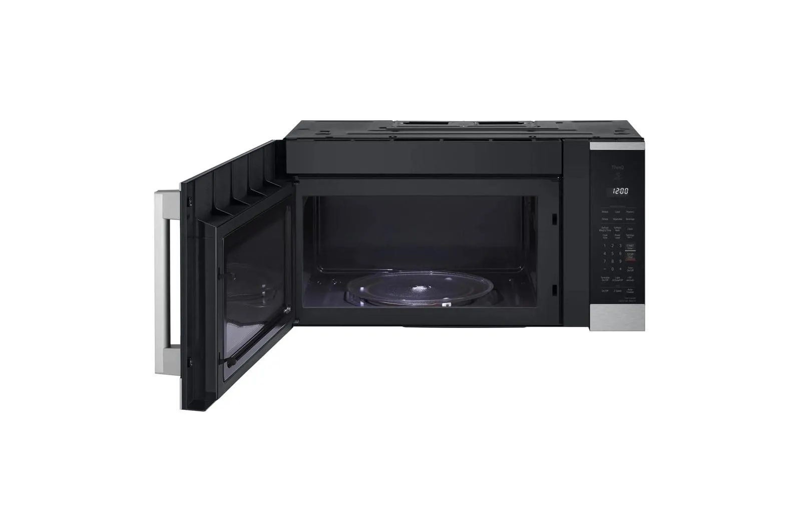 Lg MVEM1825X 1.8 Cu. Ft. Smart Over-The-Range Microwave Oven With Easyclean