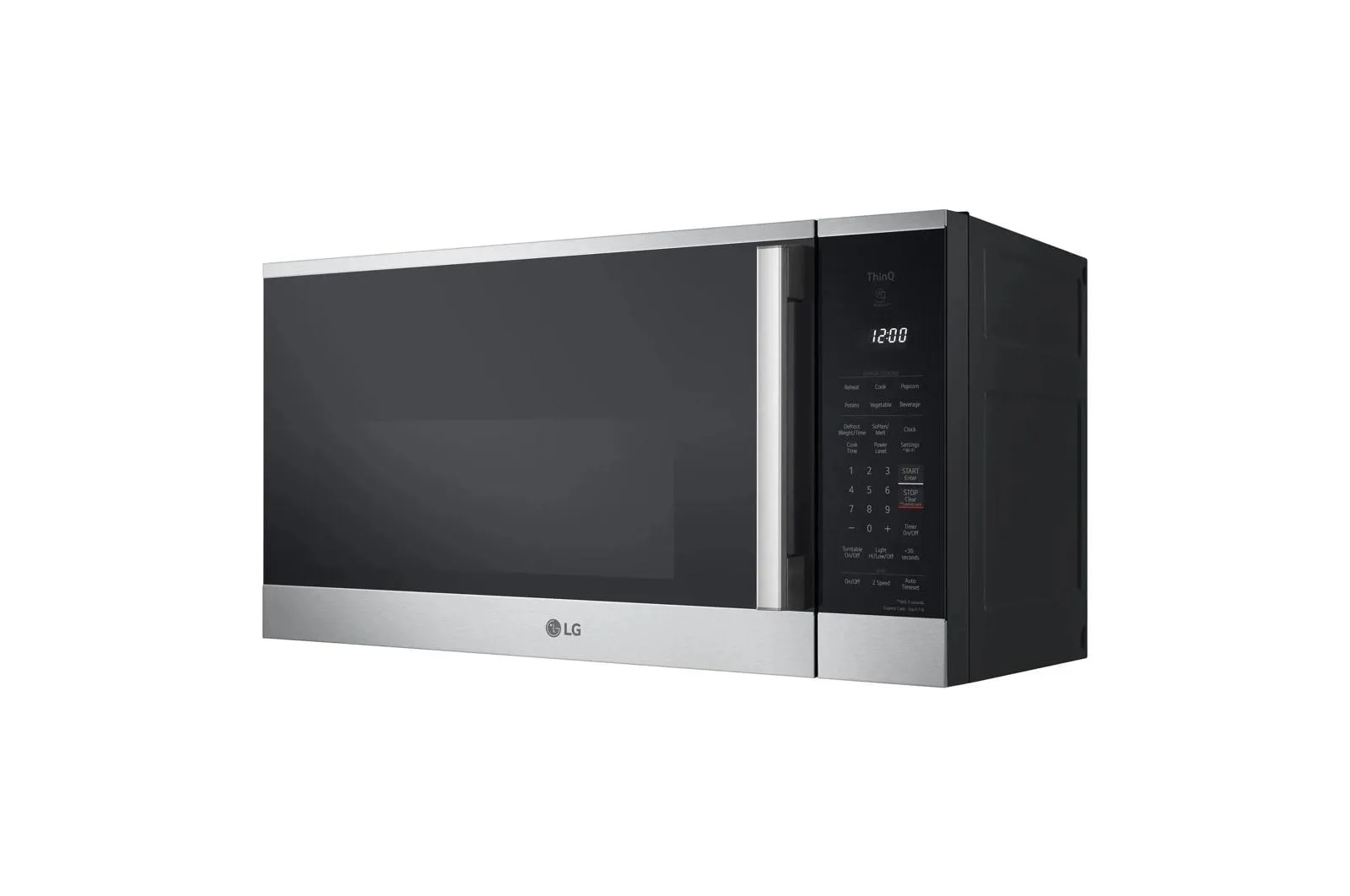 Lg MVEM1825X 1.8 Cu. Ft. Smart Over-The-Range Microwave Oven With Easyclean