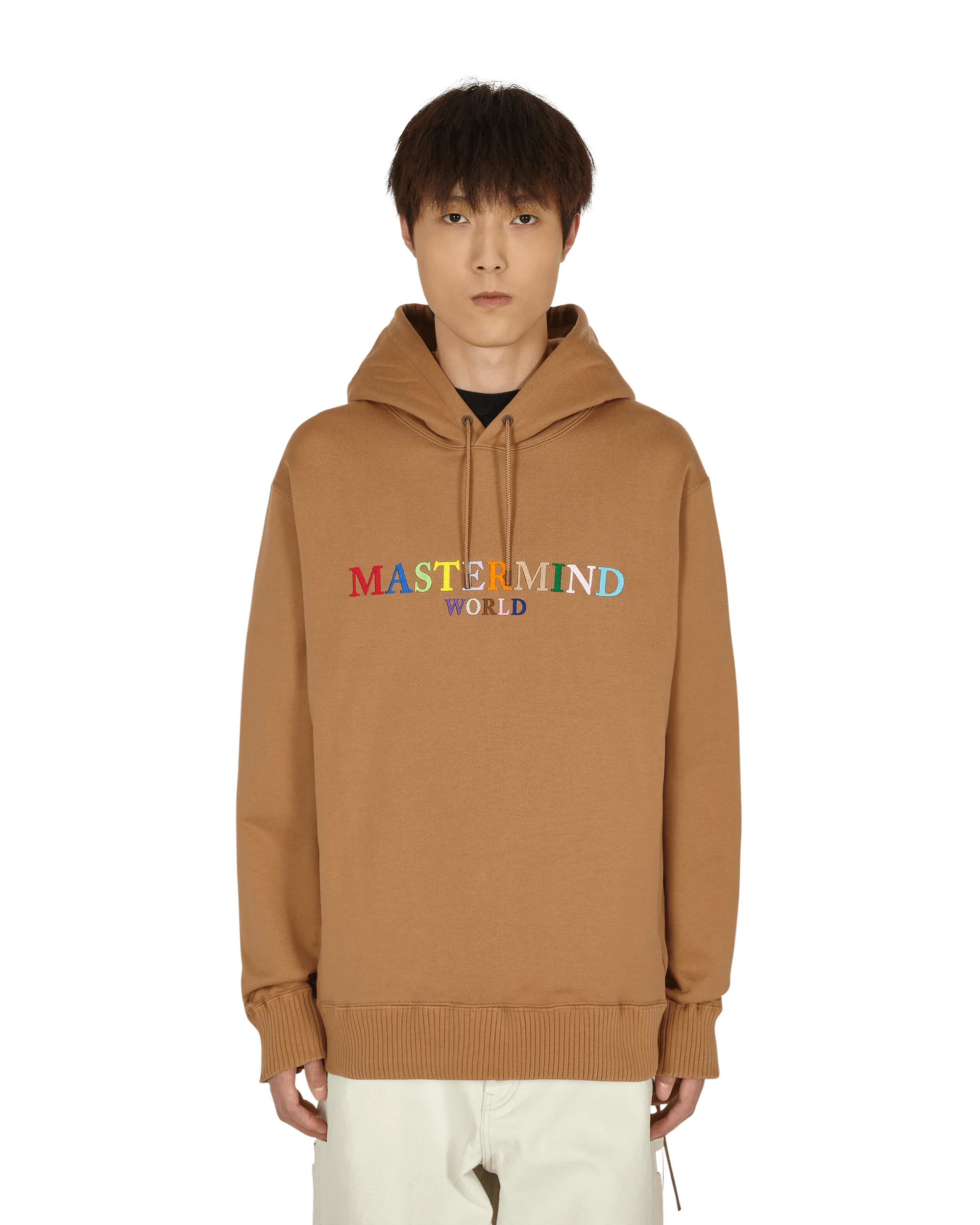 Logo Hooded Sweatshirt Brown