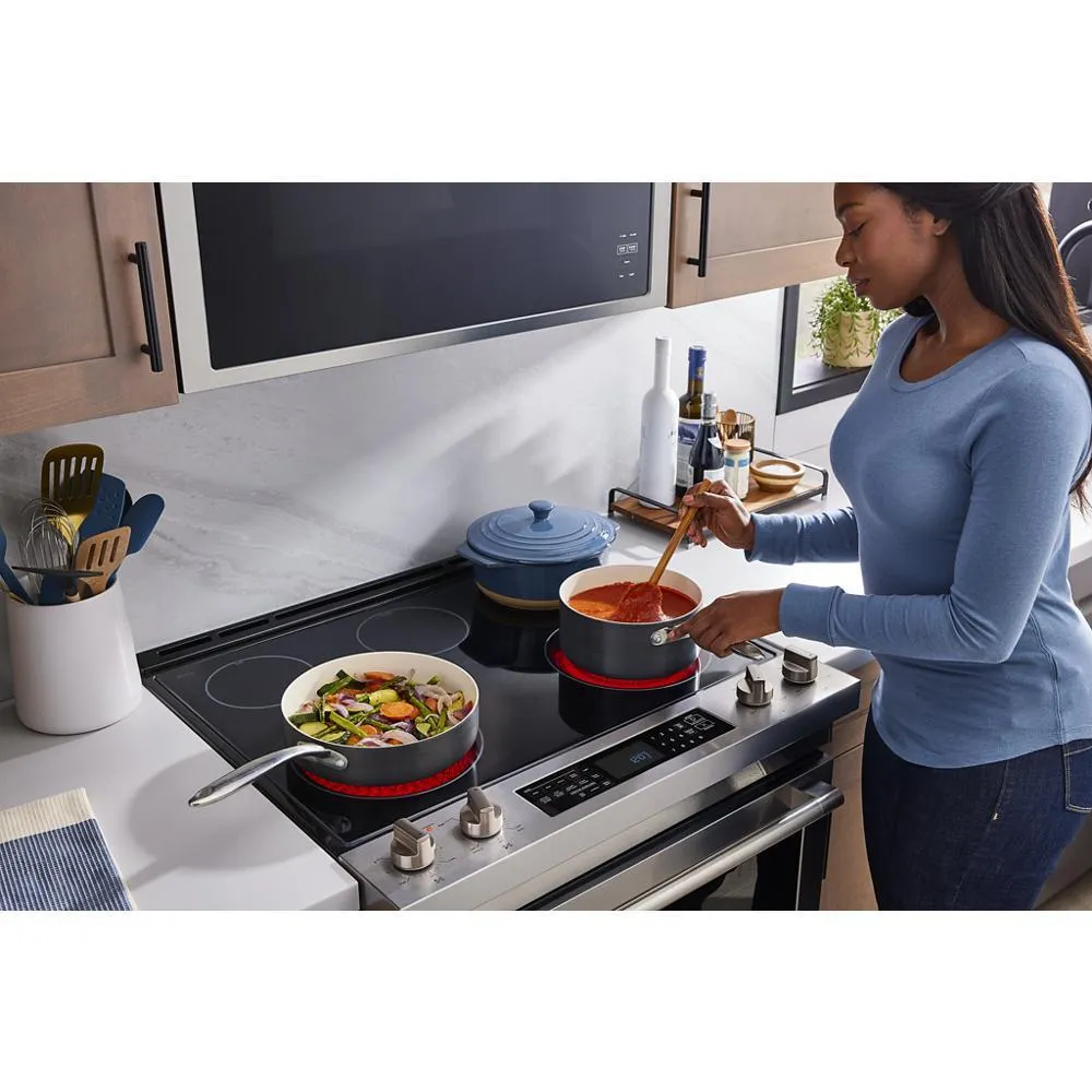 Maytag MES8800PZ 30-Inch Wide Slide-In Electric Range With Air Fry - 6.4 Cu. Ft.
