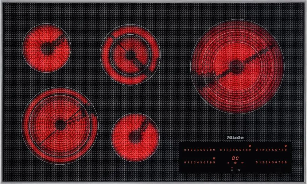 Miele KM5860208V Km 5860 208V Electric Cooktop With Direct Selection Plus Including Timer For Maximum User Convenience.