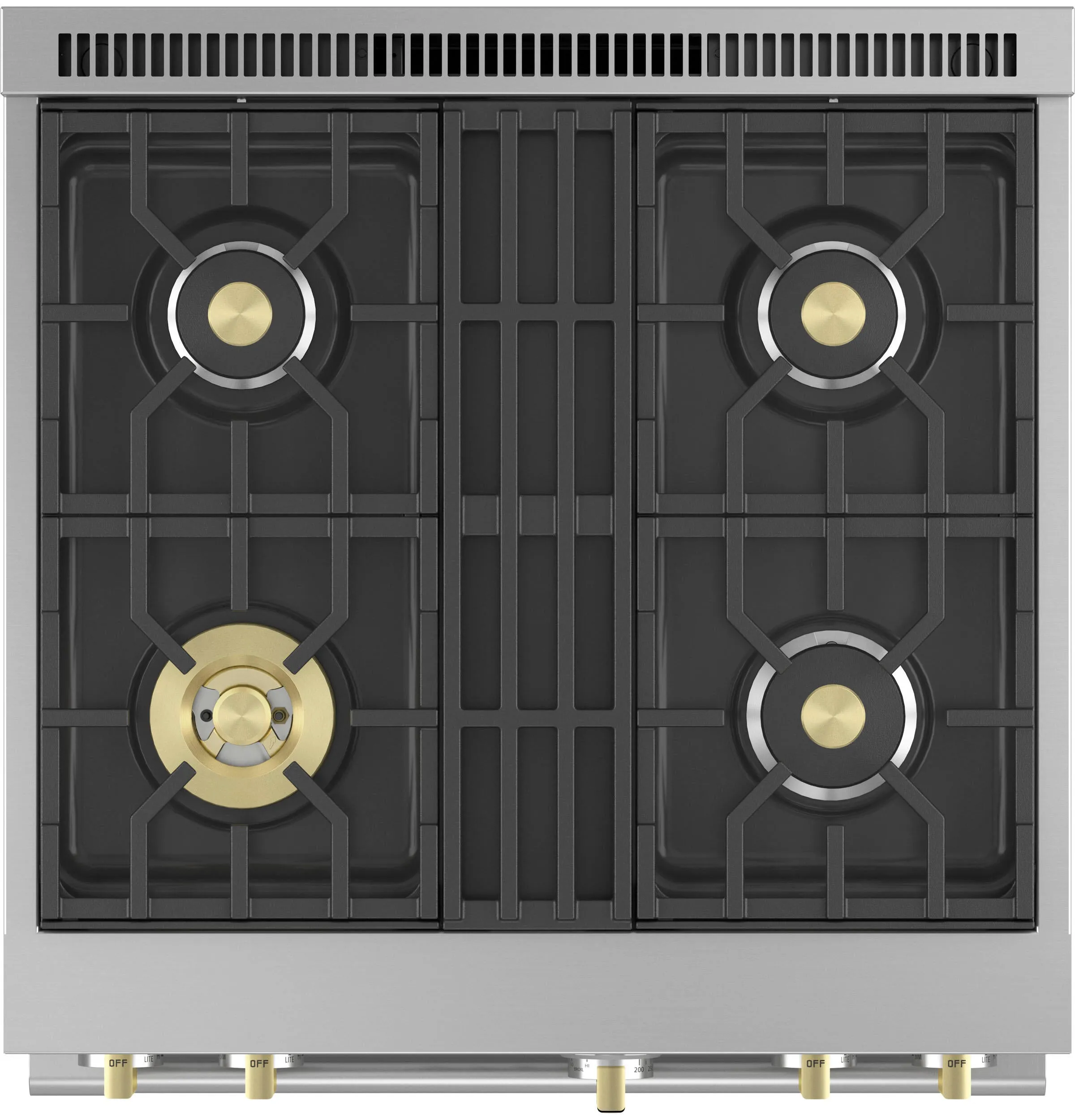 Monogram ZDP304NTSS Monogram 30 Dual-Fuel Professional Range With 4 Burners (Natural Gas)