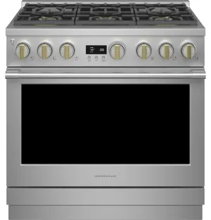 Monogram ZDP366NTSS Monogram 36 Dual-Fuel Professional Range With 6 Burners (Natural Gas)