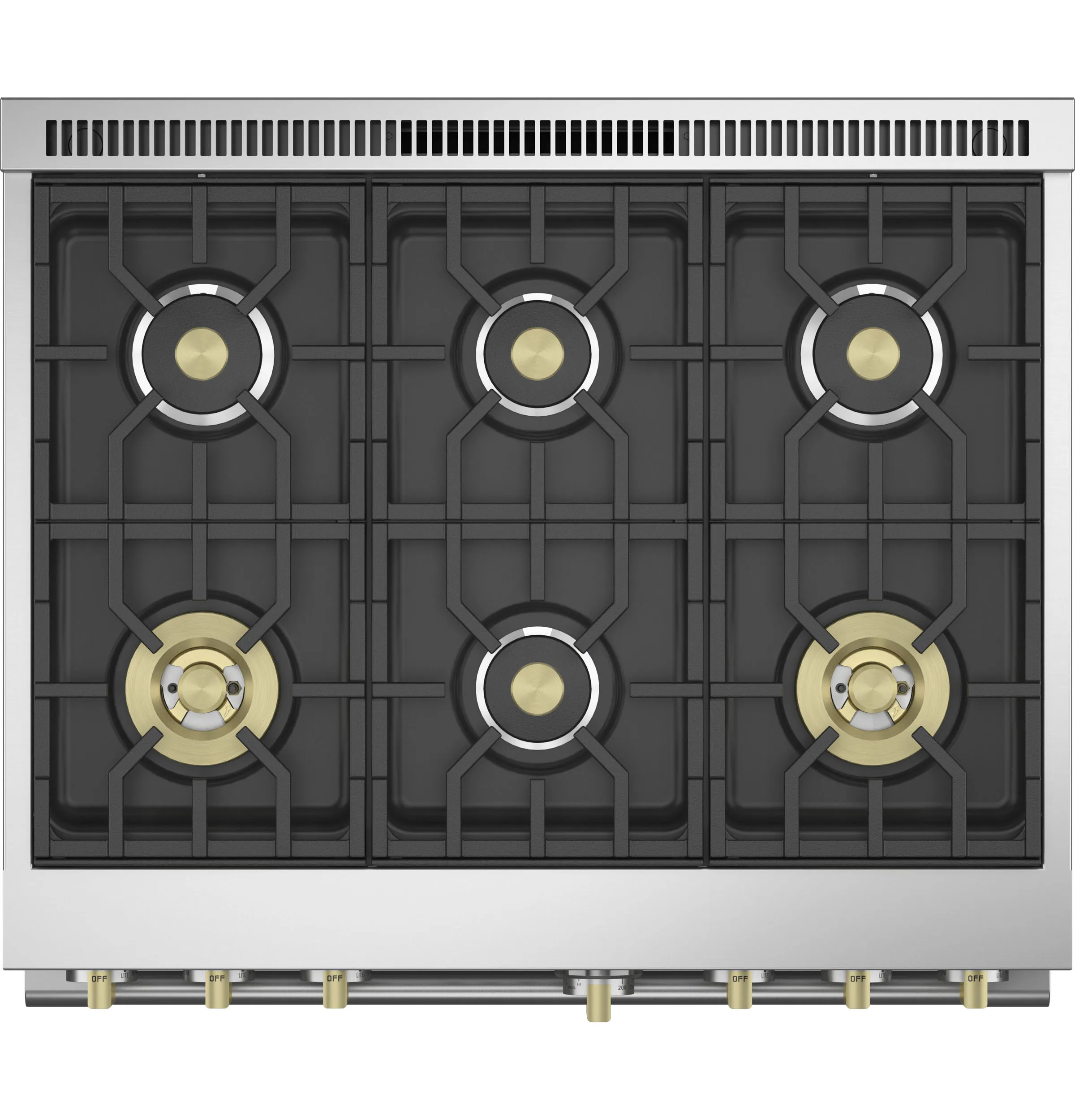 Monogram ZDP366NTSS Monogram 36 Dual-Fuel Professional Range With 6 Burners (Natural Gas)