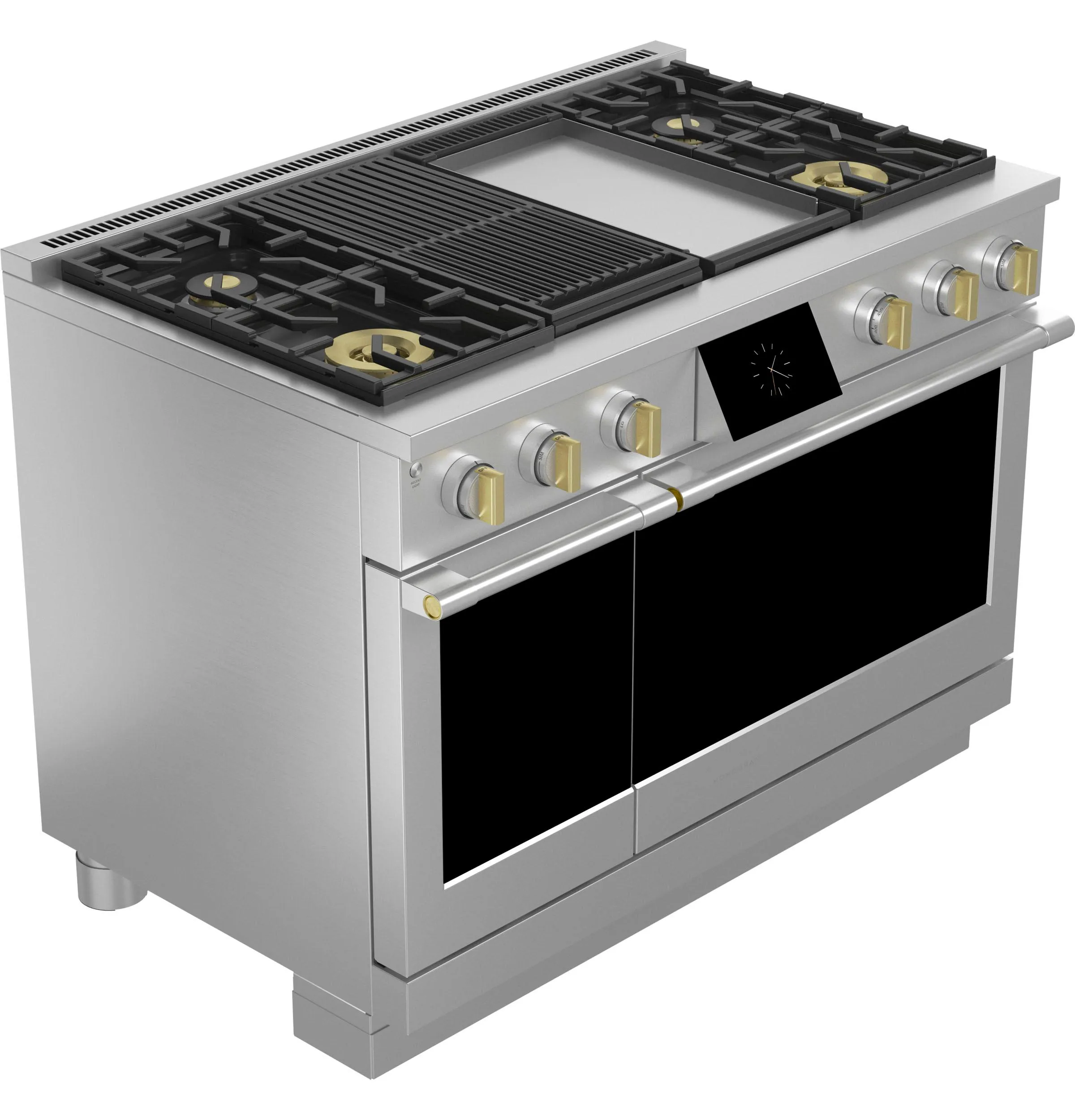 Monogram ZDP484NGTSS Monogram 48 Dual-Fuel Professional Range With 4 Burners. Grill. And Griddle