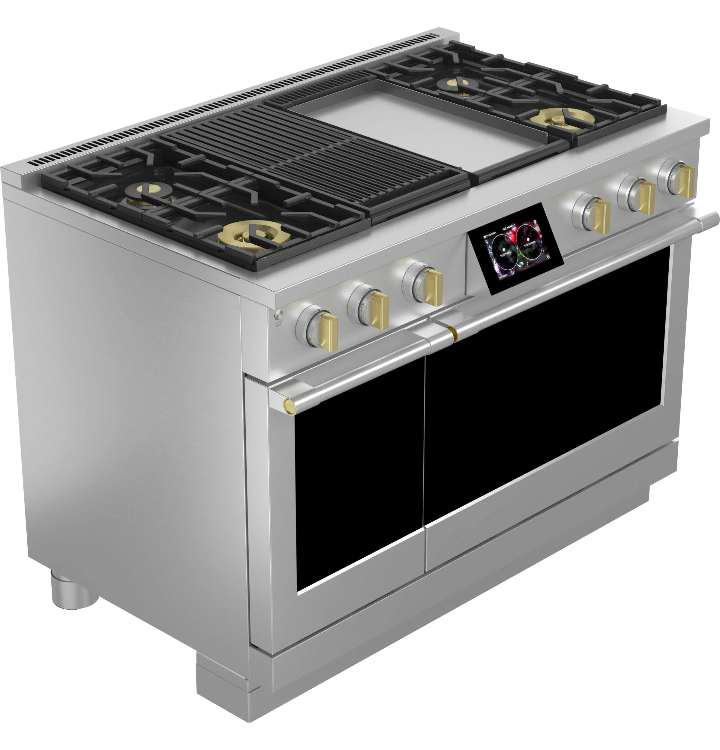 Monogram ZDP484NGTSS Monogram 48 Dual-Fuel Professional Range With 4 Burners. Grill. And Griddle