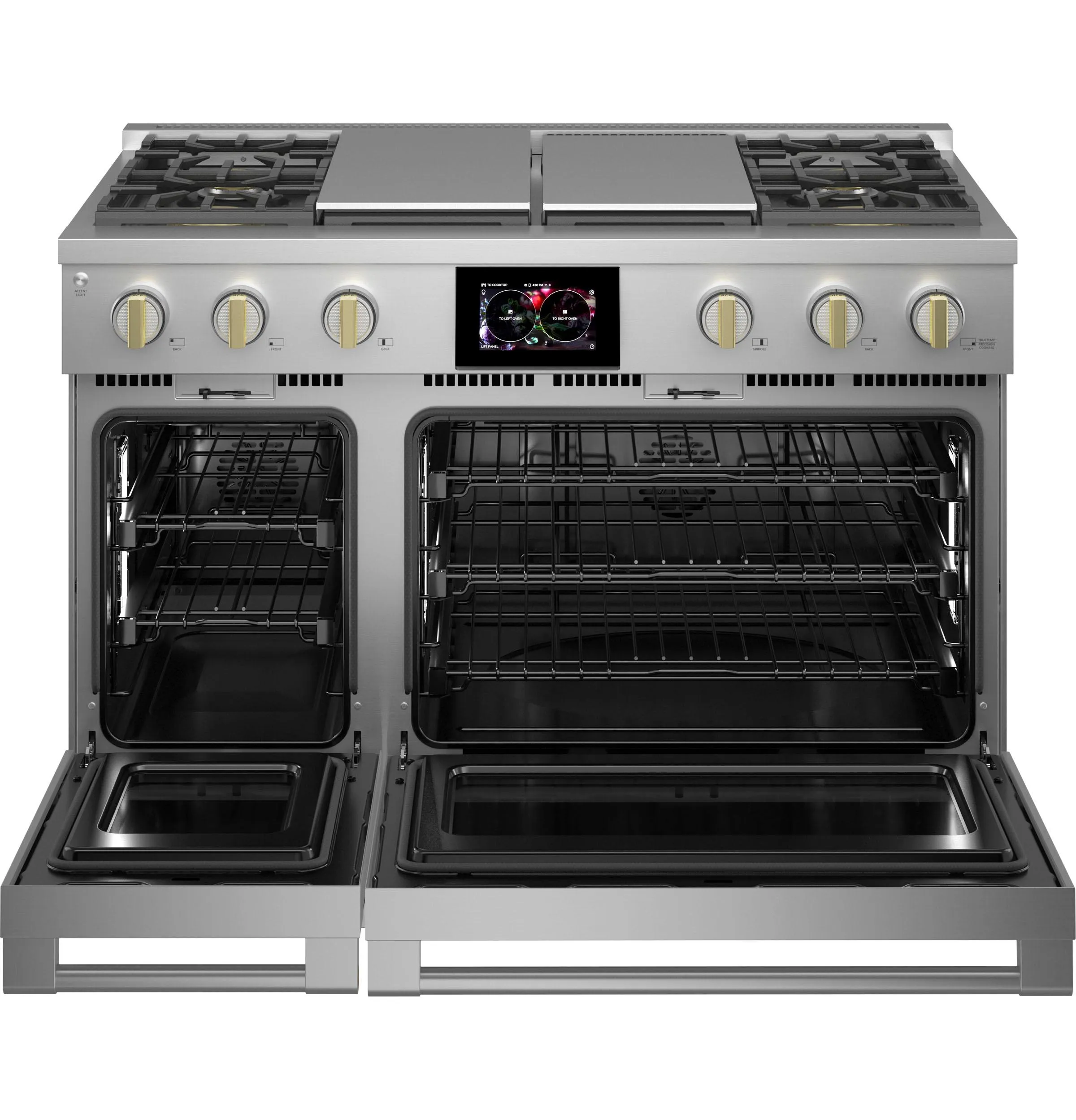 Monogram ZDP484NGTSS Monogram 48 Dual-Fuel Professional Range With 4 Burners. Grill. And Griddle