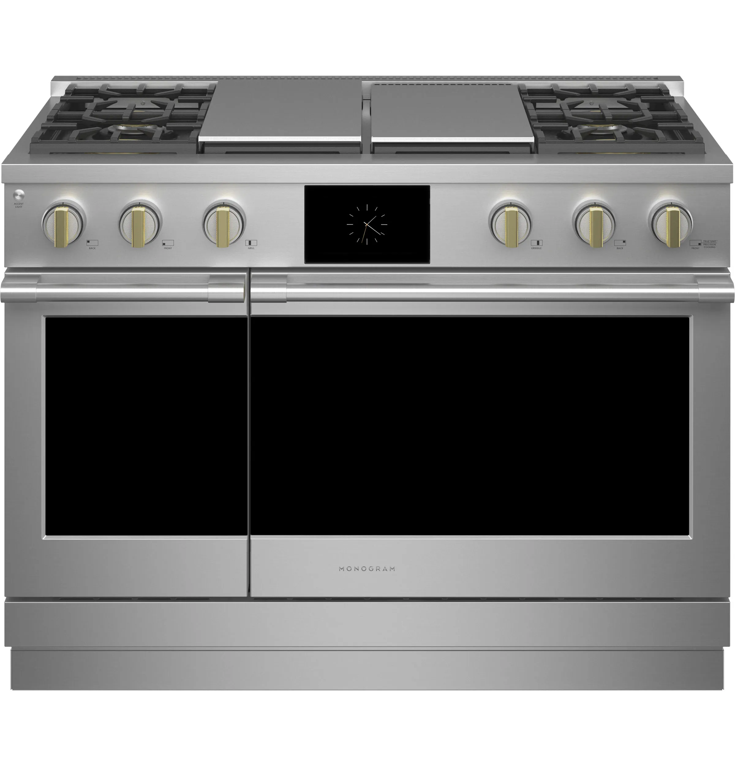 Monogram ZDP484NGTSS Monogram 48 Dual-Fuel Professional Range With 4 Burners. Grill. And Griddle