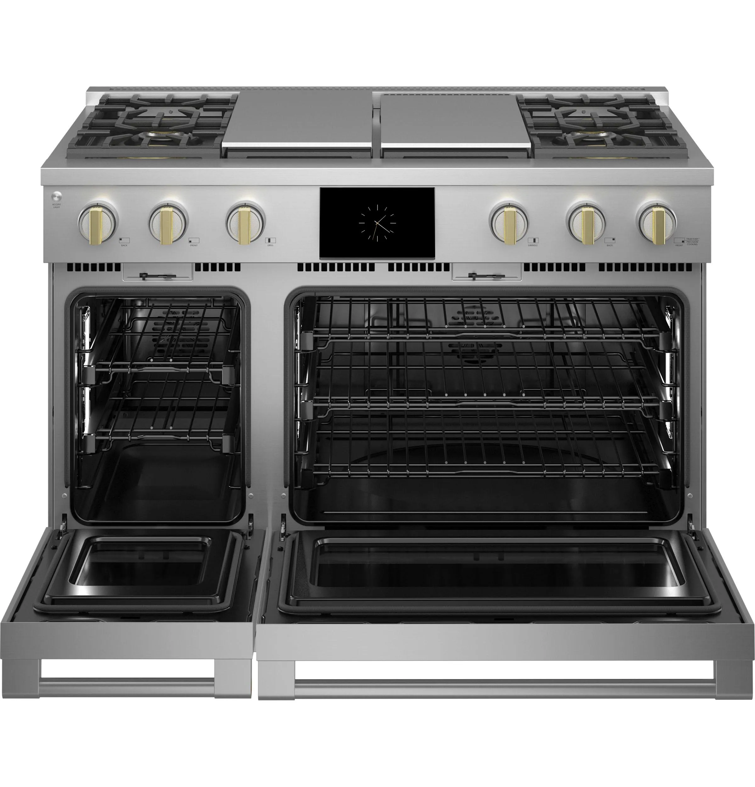 Monogram ZDP484NGTSS Monogram 48 Dual-Fuel Professional Range With 4 Burners. Grill. And Griddle