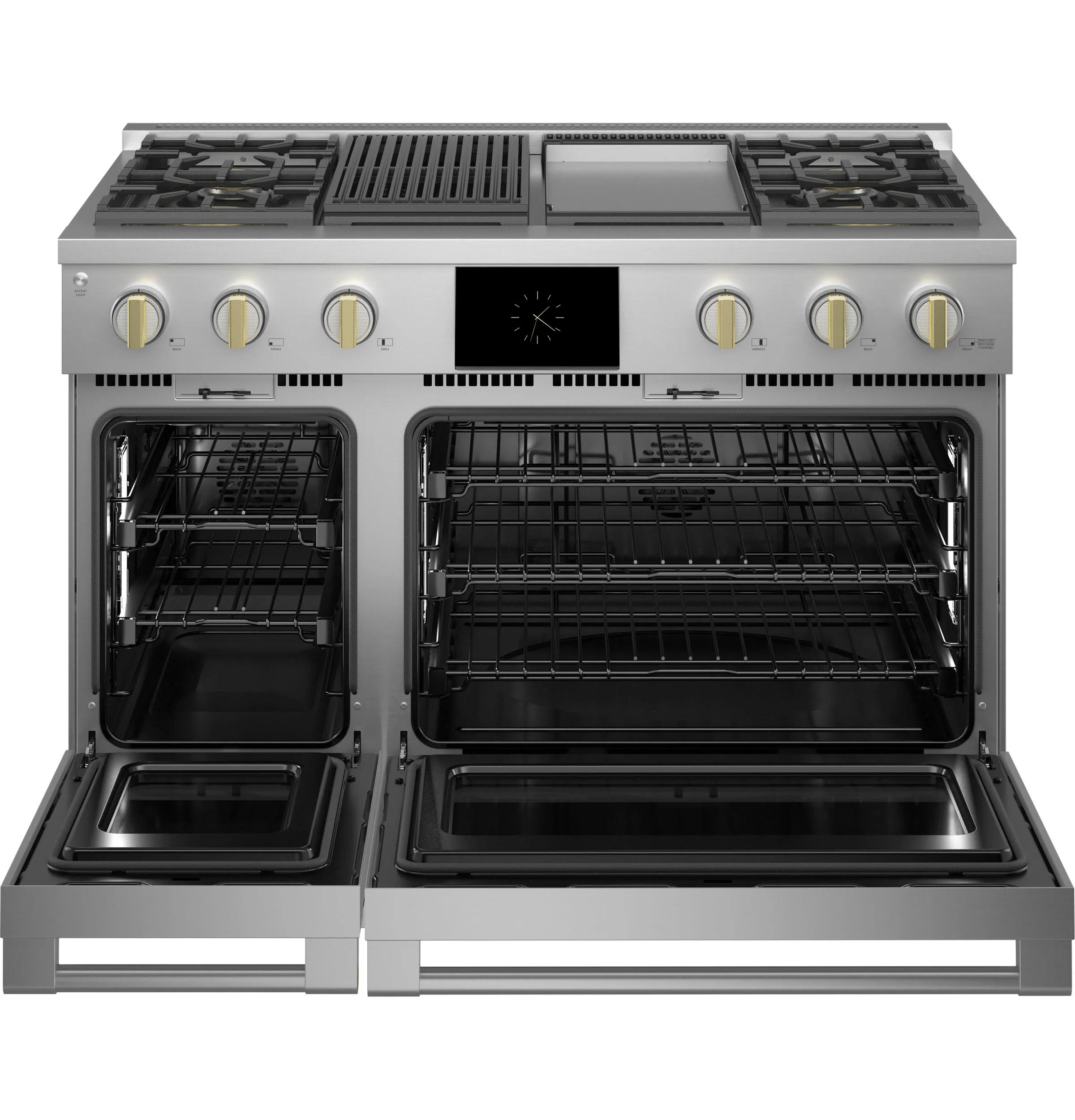 Monogram ZDP484NGTSS Monogram 48 Dual-Fuel Professional Range With 4 Burners. Grill. And Griddle