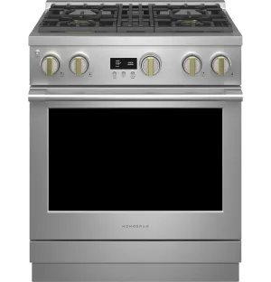 Monogram ZGP304NTSS Monogram 30 All Gas Professional Range With 4 Burners (Natural Gas)