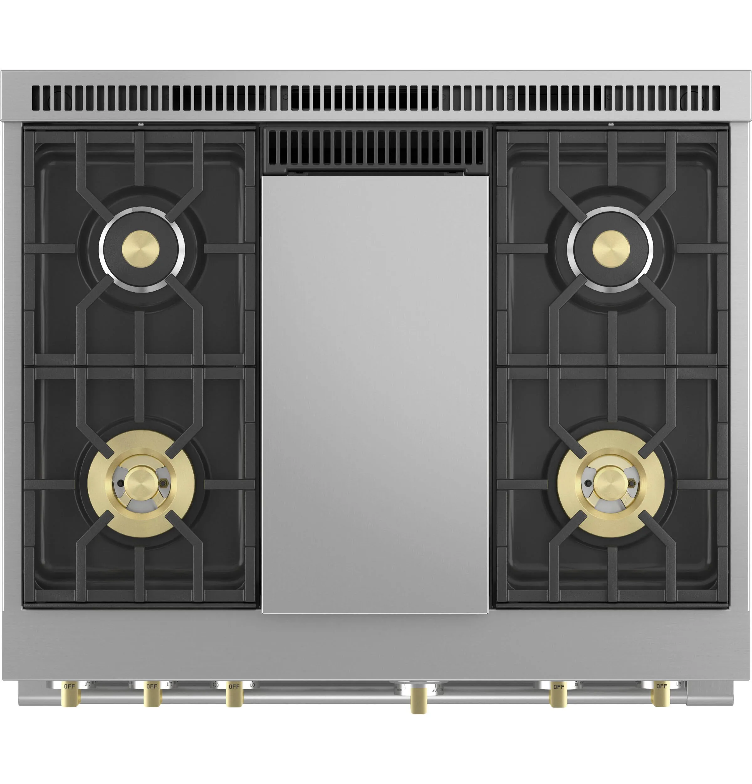 Monogram ZGP364NDTSS Monogram 36 All Gas Professional Range With 4 Burners An Griddle (Natural Gas)
