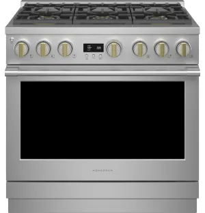 Monogram ZGP366NTSS Monogram 36 All Gas Professional Range With 6 Burners (Natural Gas)