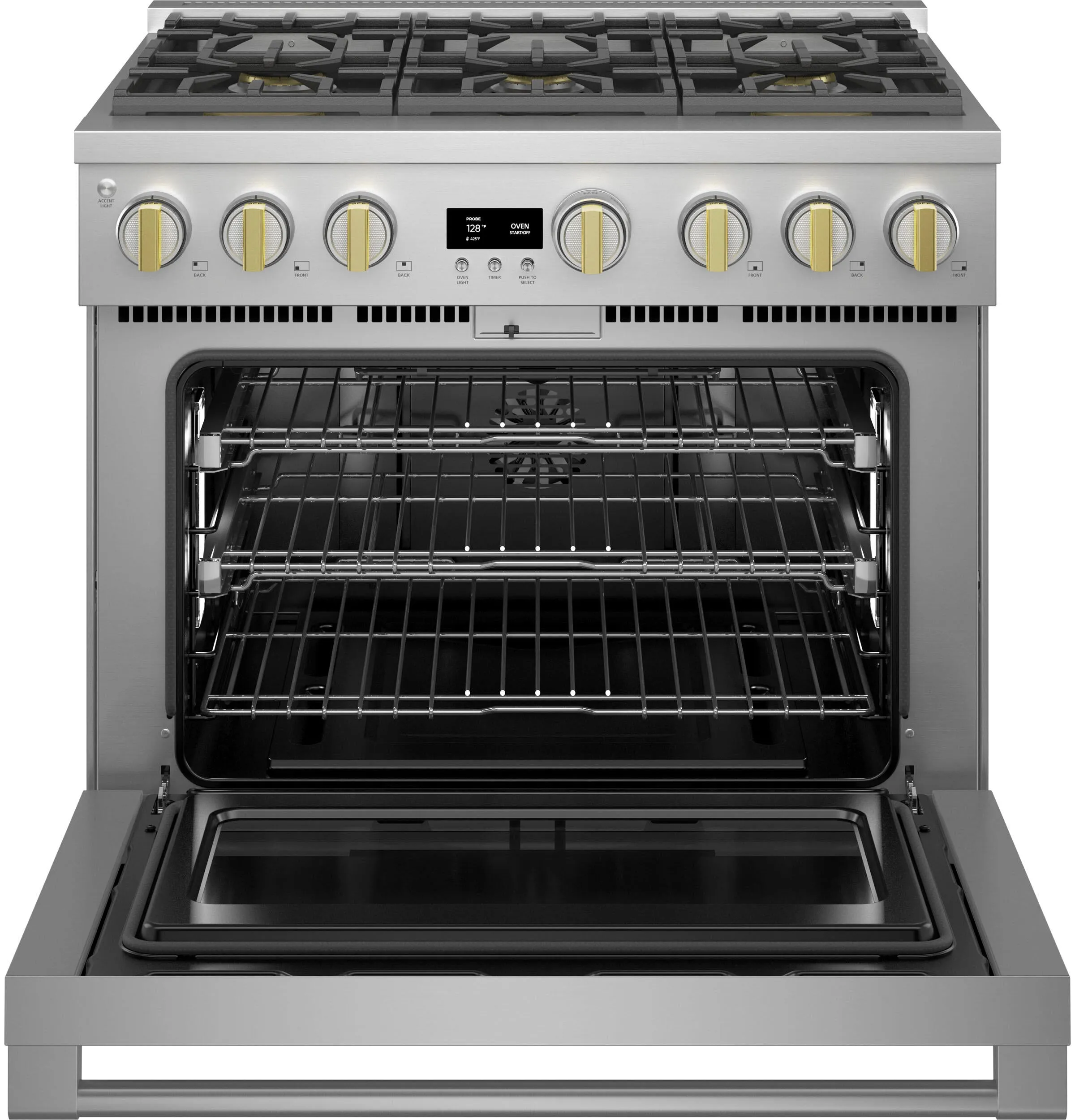 Monogram ZGP366NTSS Monogram 36 All Gas Professional Range With 6 Burners (Natural Gas)