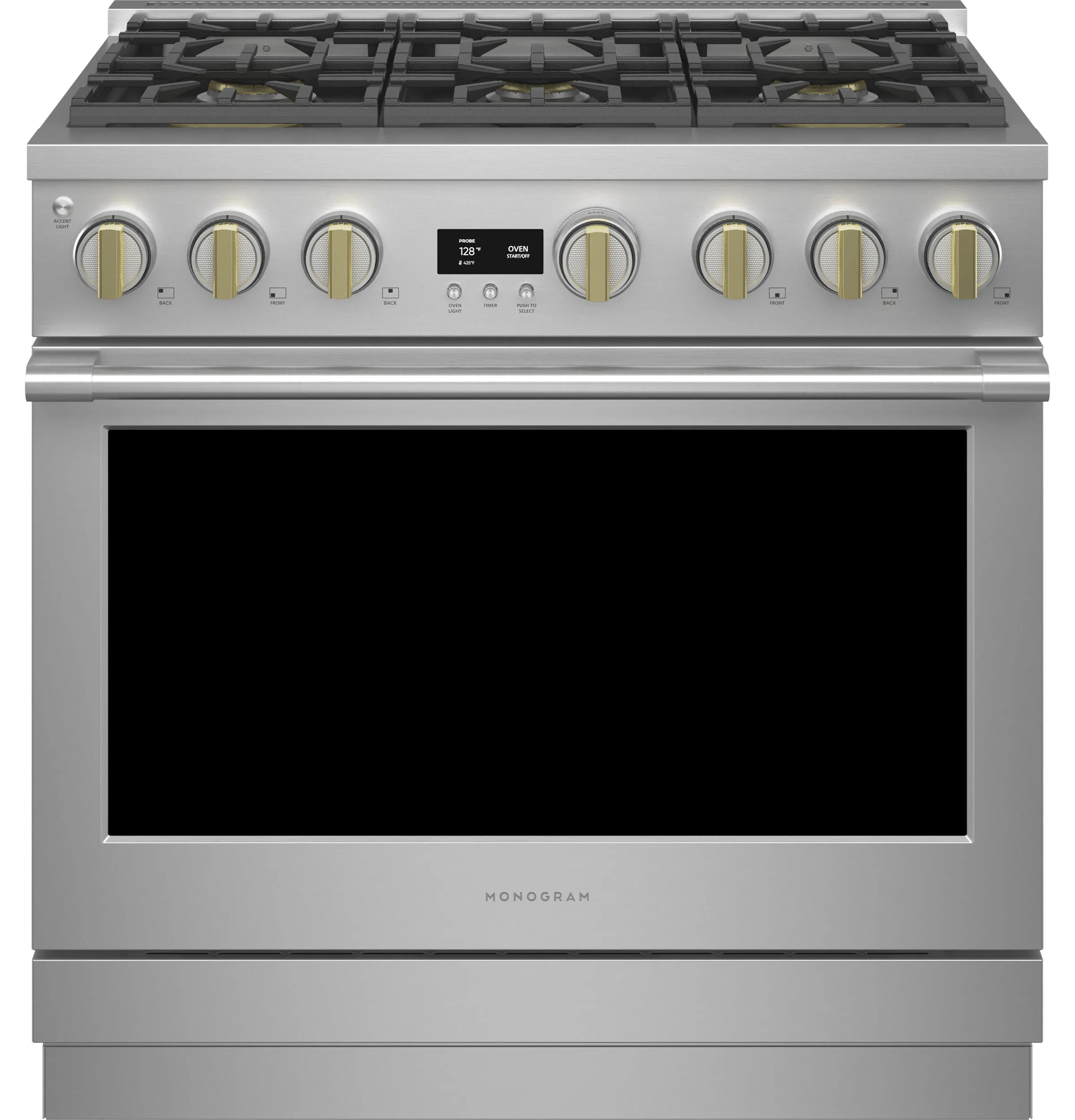 Monogram ZGP366NTSS Monogram 36 All Gas Professional Range With 6 Burners (Natural Gas)