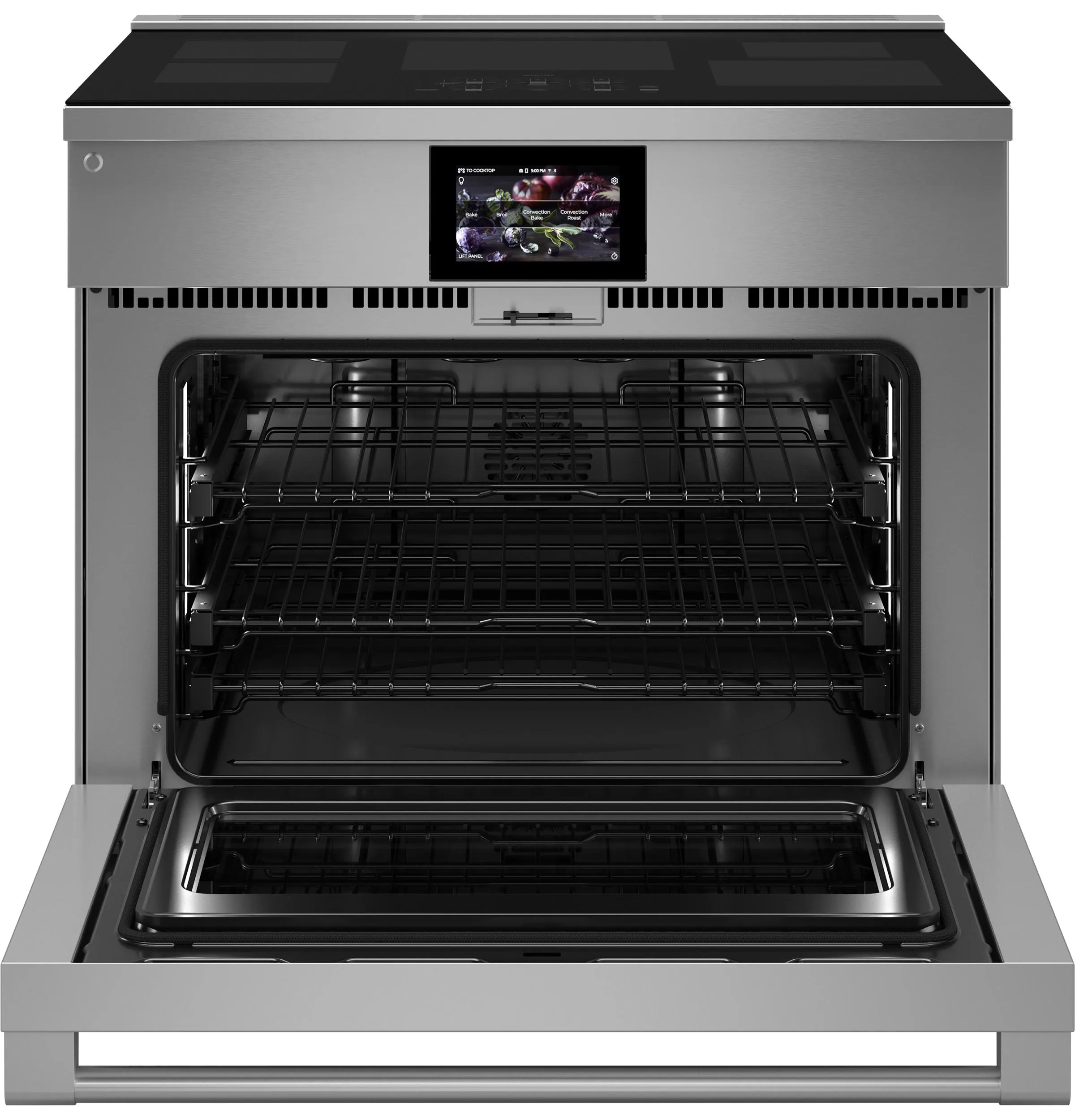Monogram ZHP365ETVSS Monogram 36 Induction Professional Range With 5 Elements