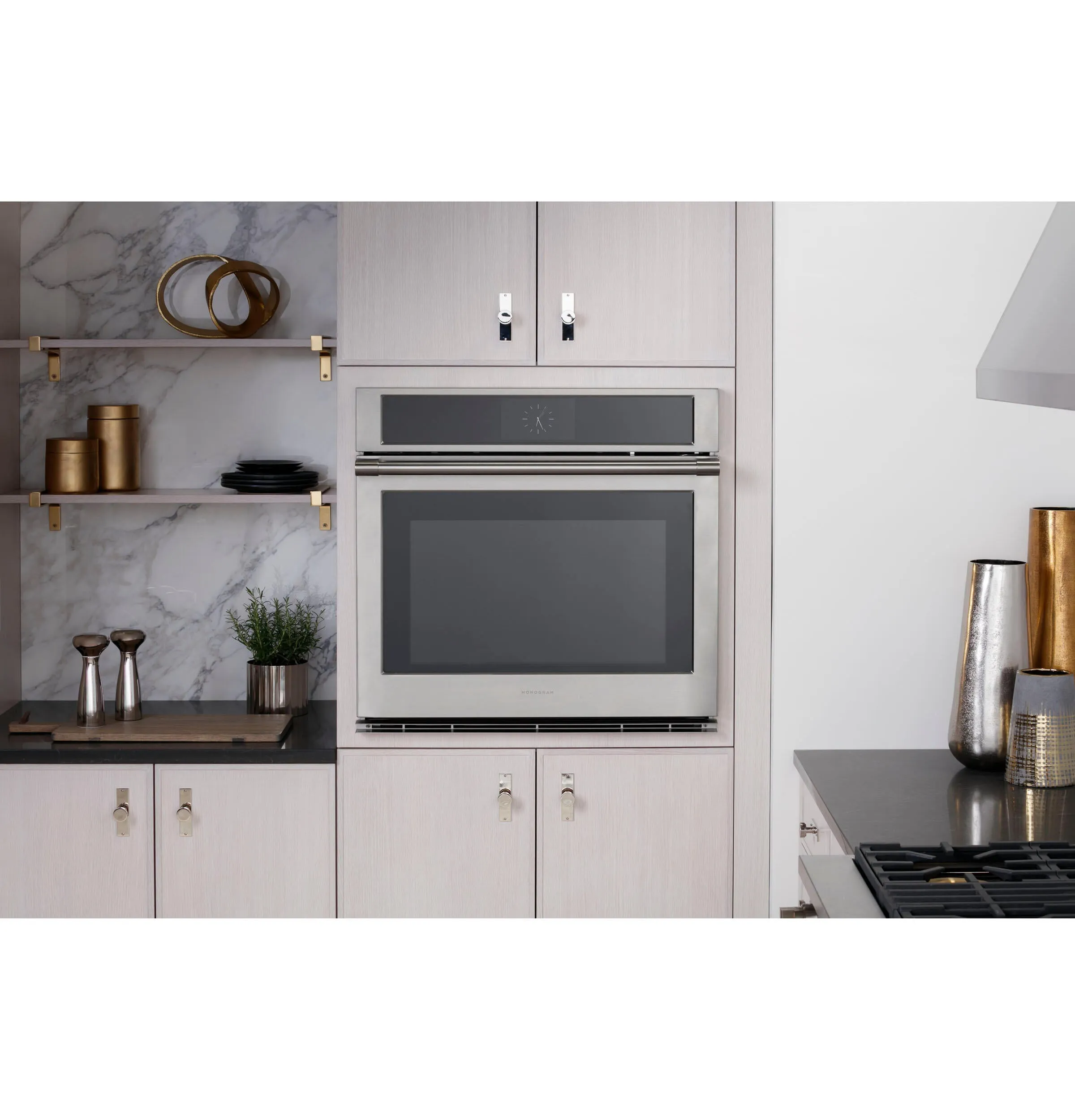 Monogram ZTSX1DPSNSS Monogram 30 Smart Electric Convection Single Wall Oven Statement Collection