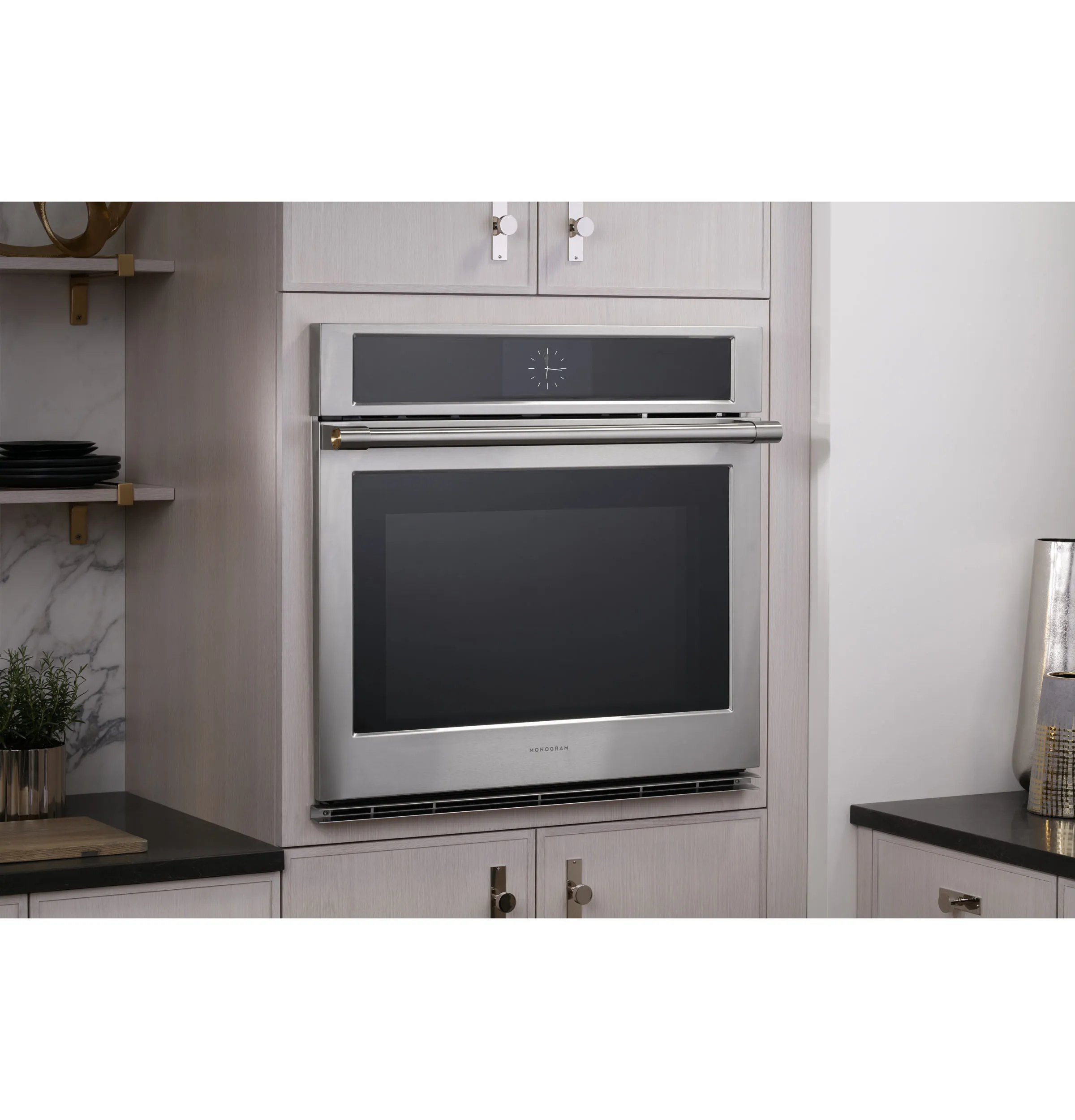 Monogram ZTSX1DPSNSS Monogram 30 Smart Electric Convection Single Wall Oven Statement Collection