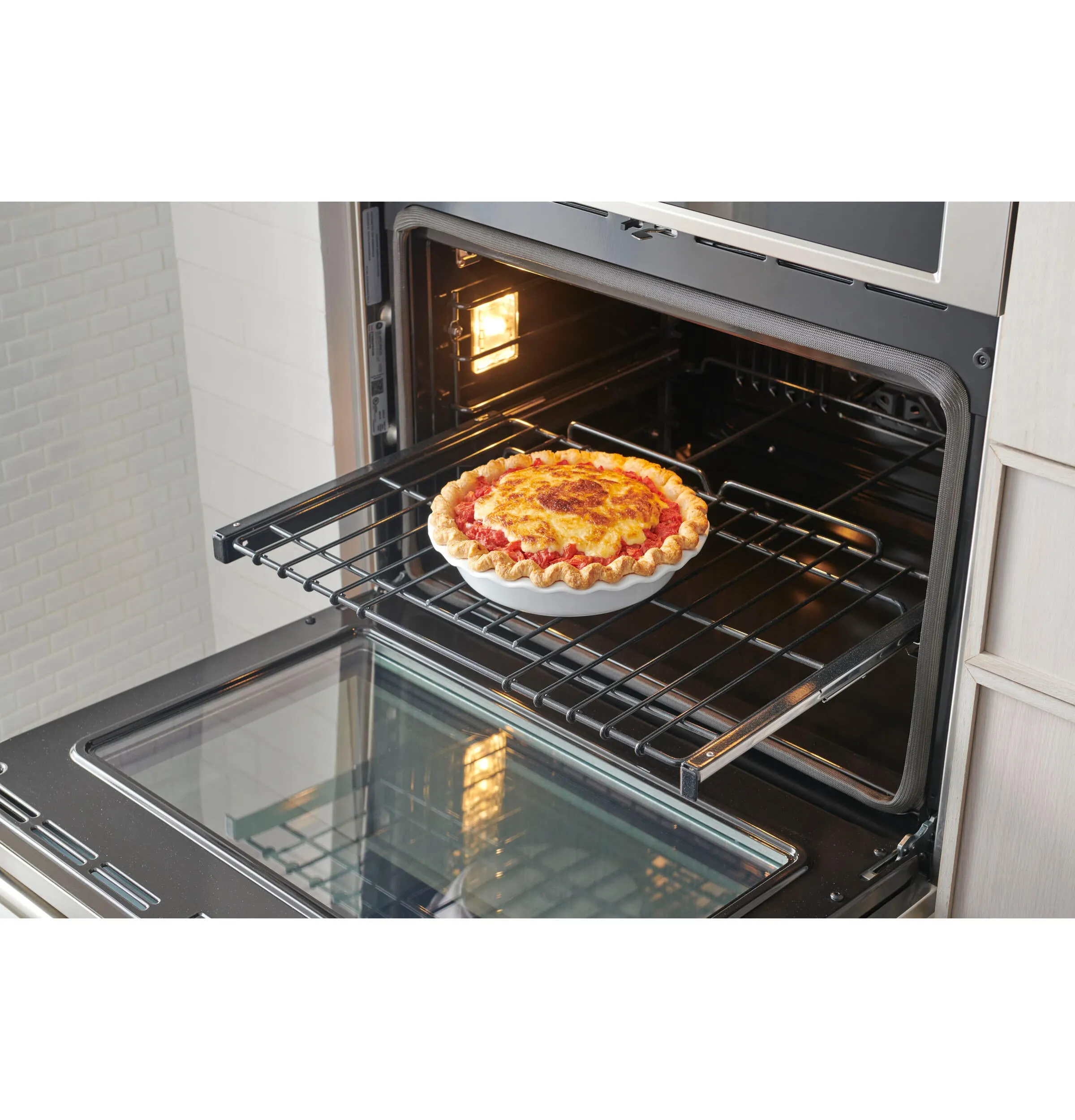 Monogram ZTSX1DPSNSS Monogram 30 Smart Electric Convection Single Wall Oven Statement Collection