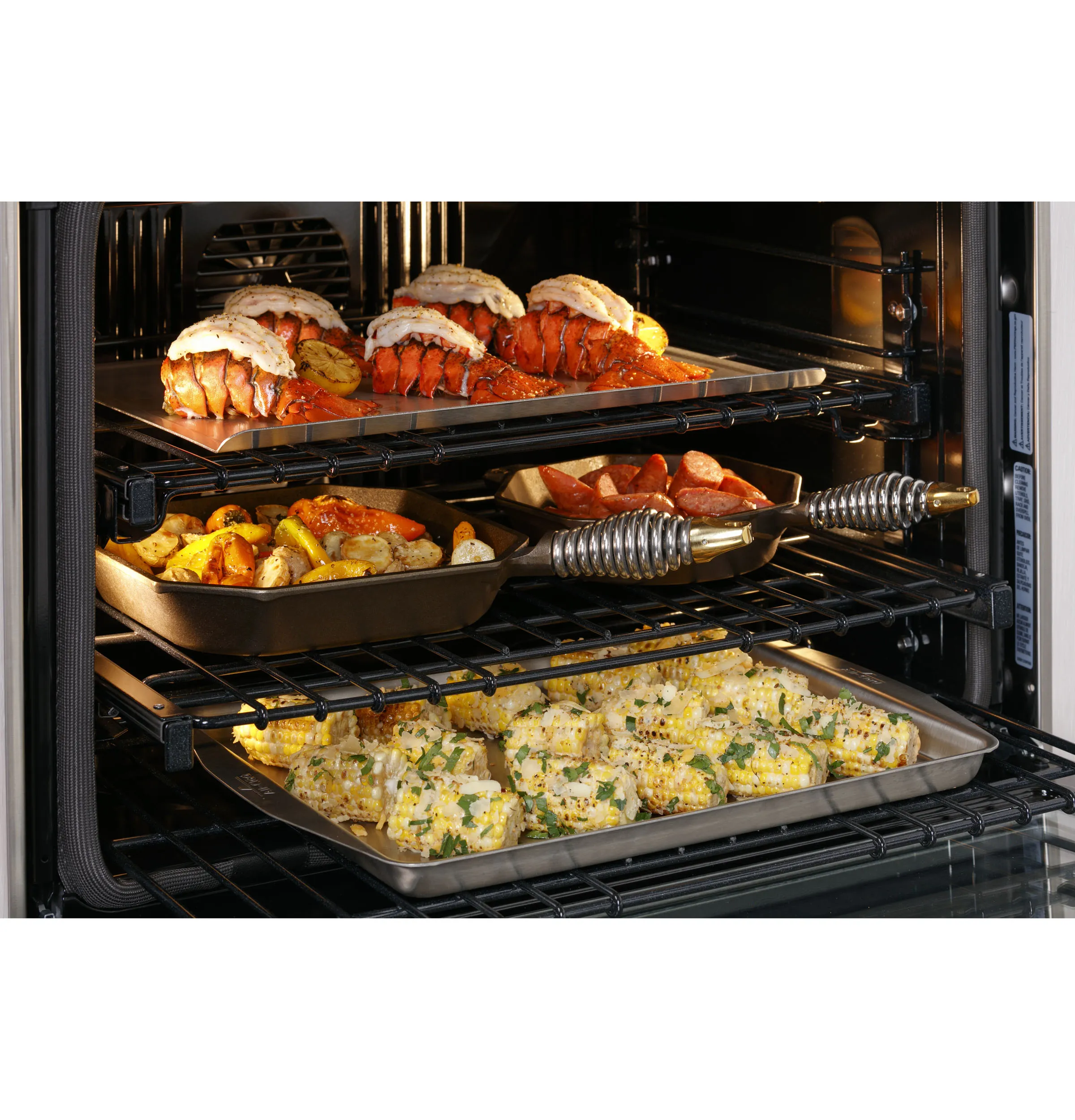 Monogram ZTSX1DPSNSS Monogram 30 Smart Electric Convection Single Wall Oven Statement Collection