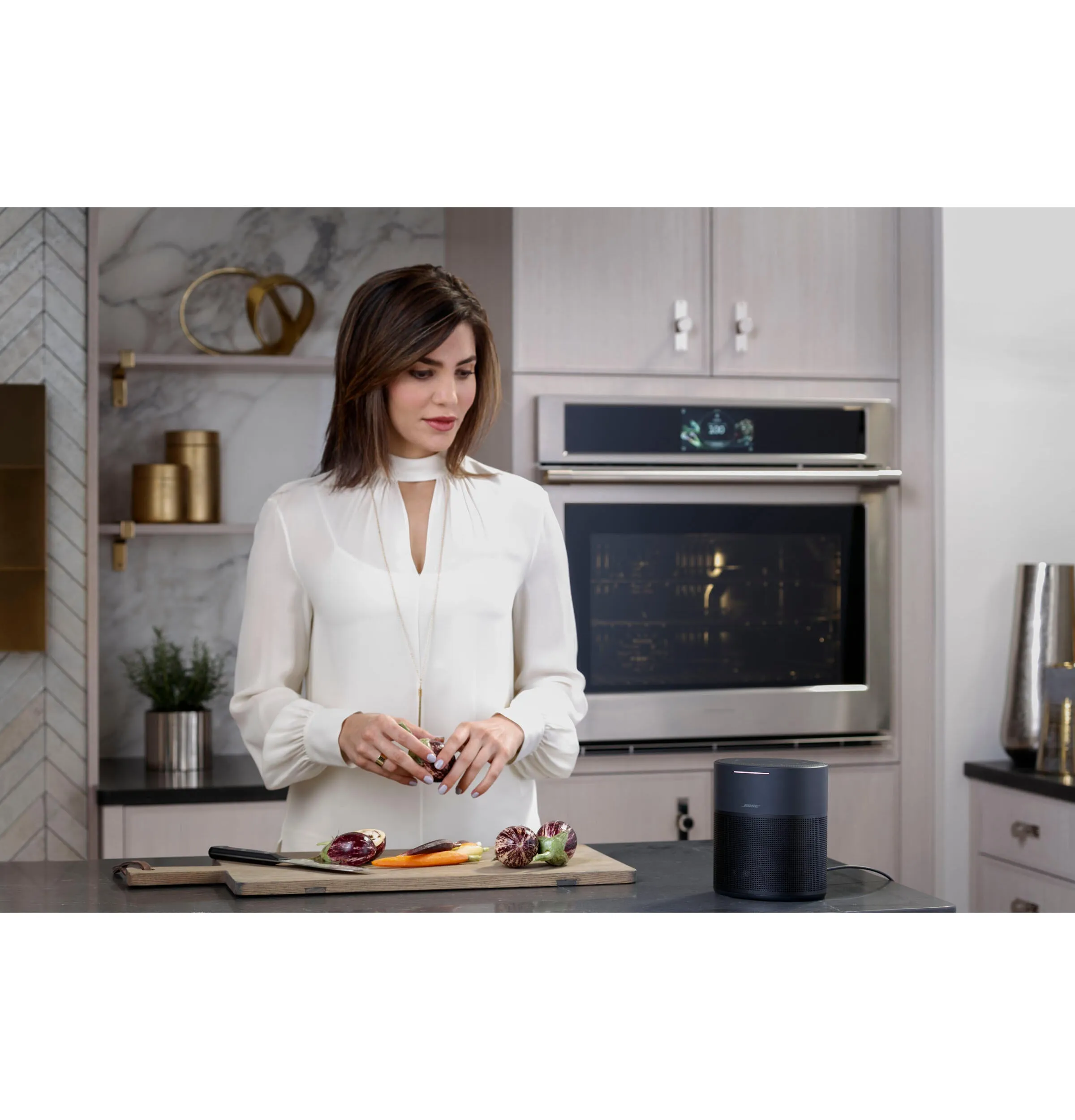 Monogram ZTSX1DPSNSS Monogram 30 Smart Electric Convection Single Wall Oven Statement Collection
