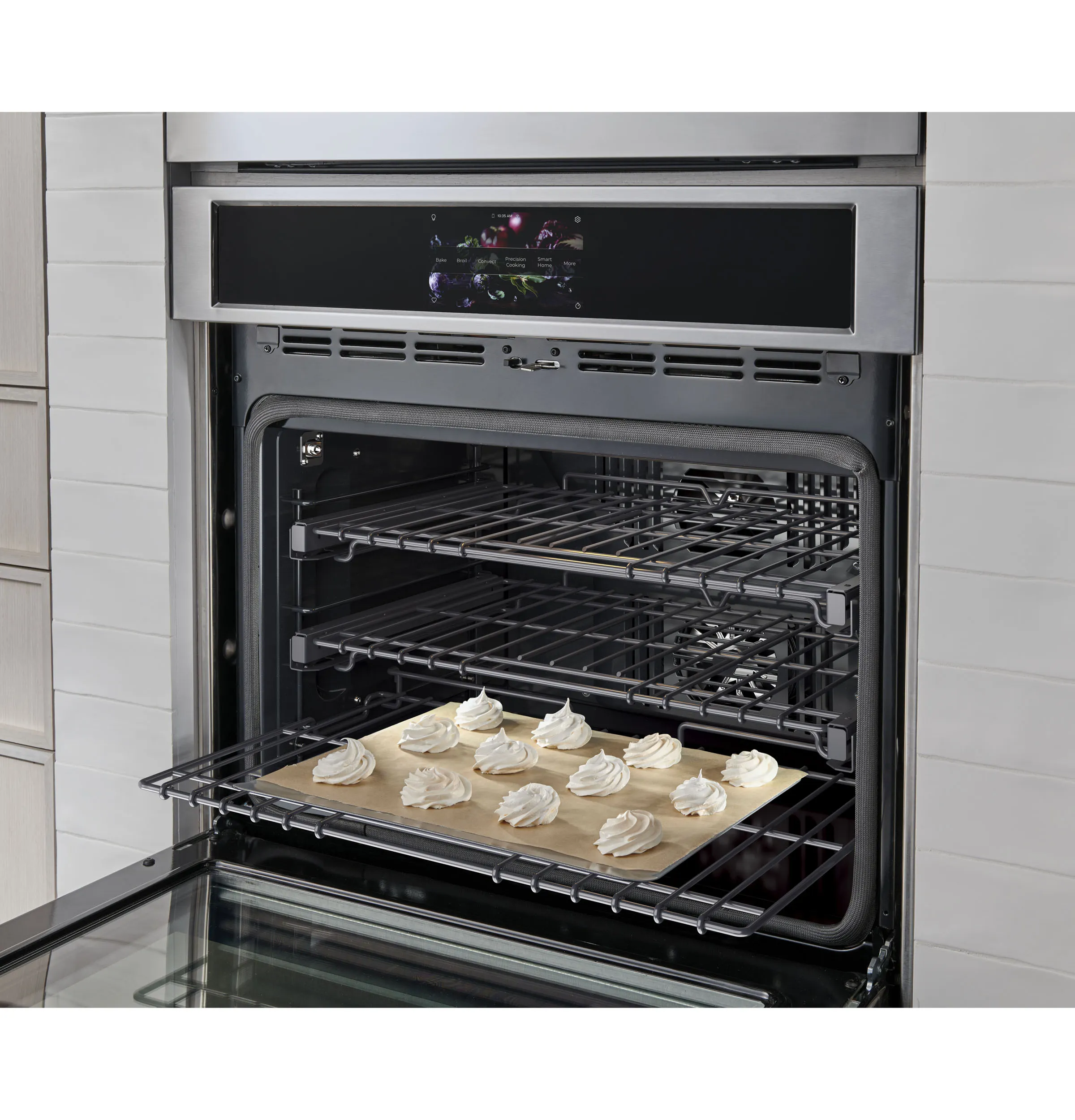 Monogram ZTSX1DPSNSS Monogram 30 Smart Electric Convection Single Wall Oven Statement Collection