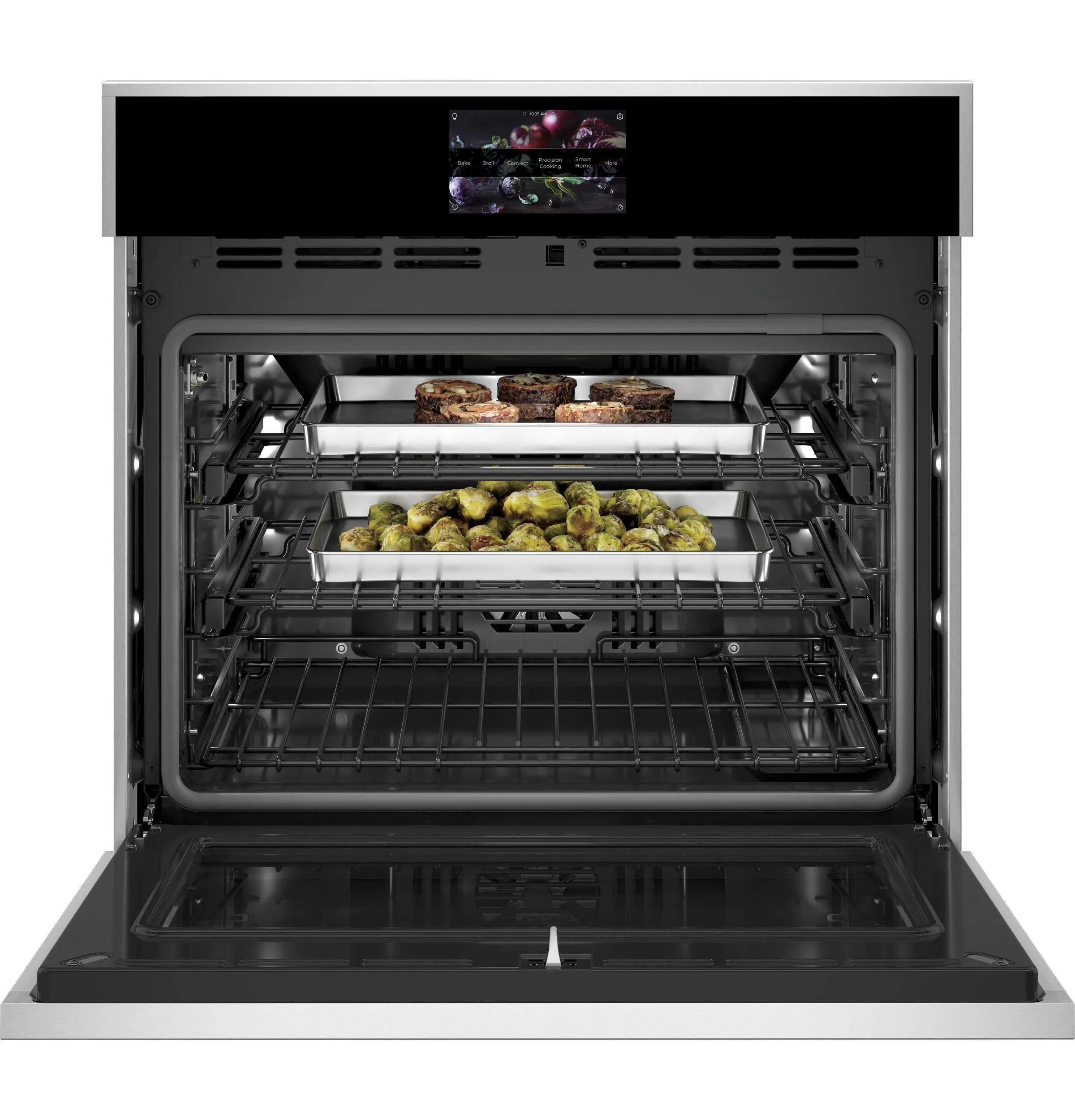 Monogram ZTSX1DSSNSS Monogram 30 Smart Electric Convection Single Wall Oven Minimalist Collection