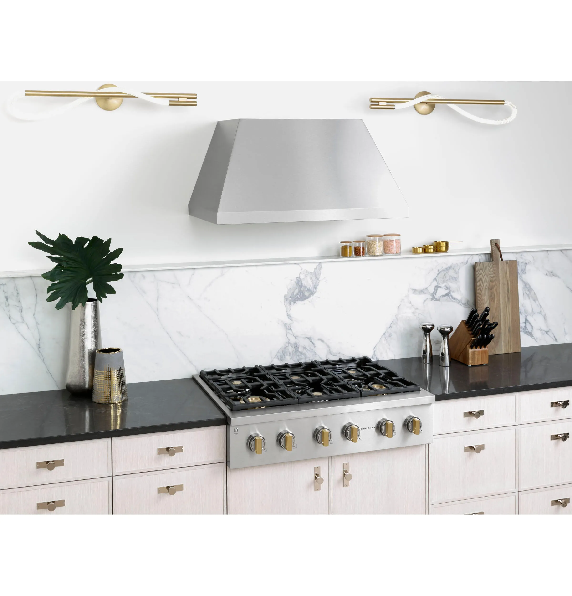Monogram ZVW1360SPSS Monogram 36 Stainless Steel Professional Hood With Quietboost&#8482; Blower