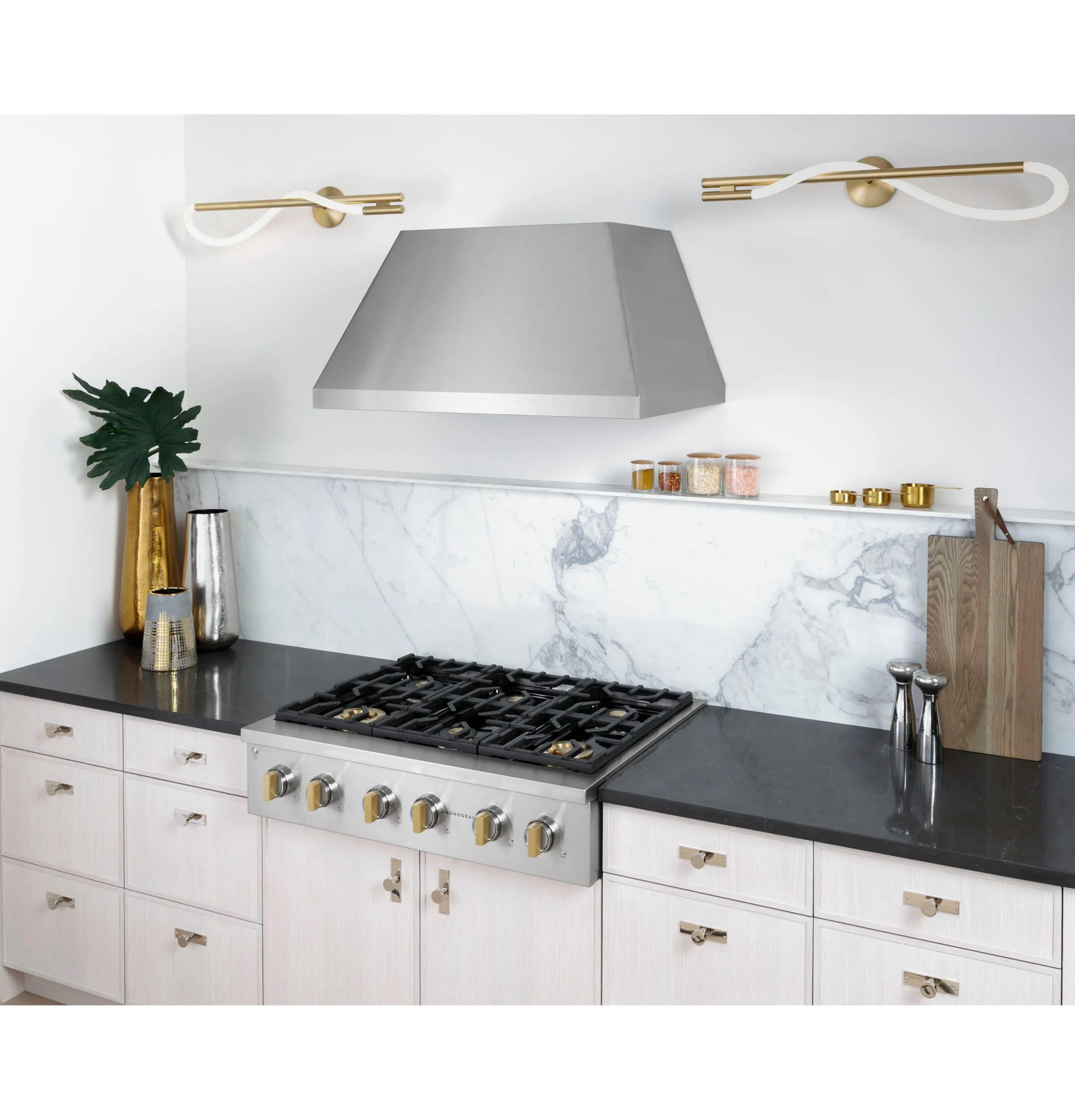 Monogram ZVW1360SPSS Monogram 36 Stainless Steel Professional Hood With Quietboost&#8482; Blower