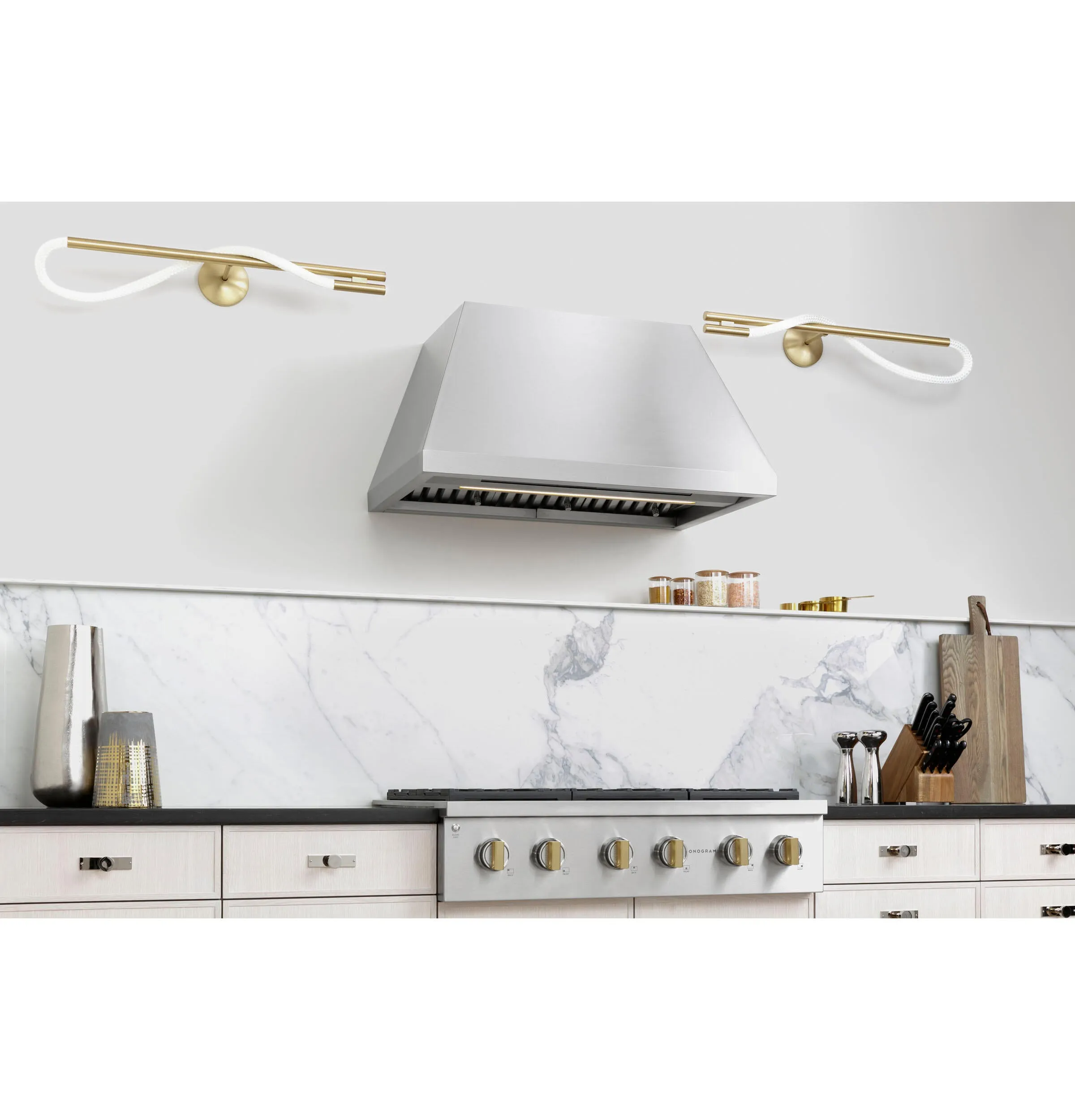 Monogram ZVW1360SPSS Monogram 36 Stainless Steel Professional Hood With Quietboost&#8482; Blower
