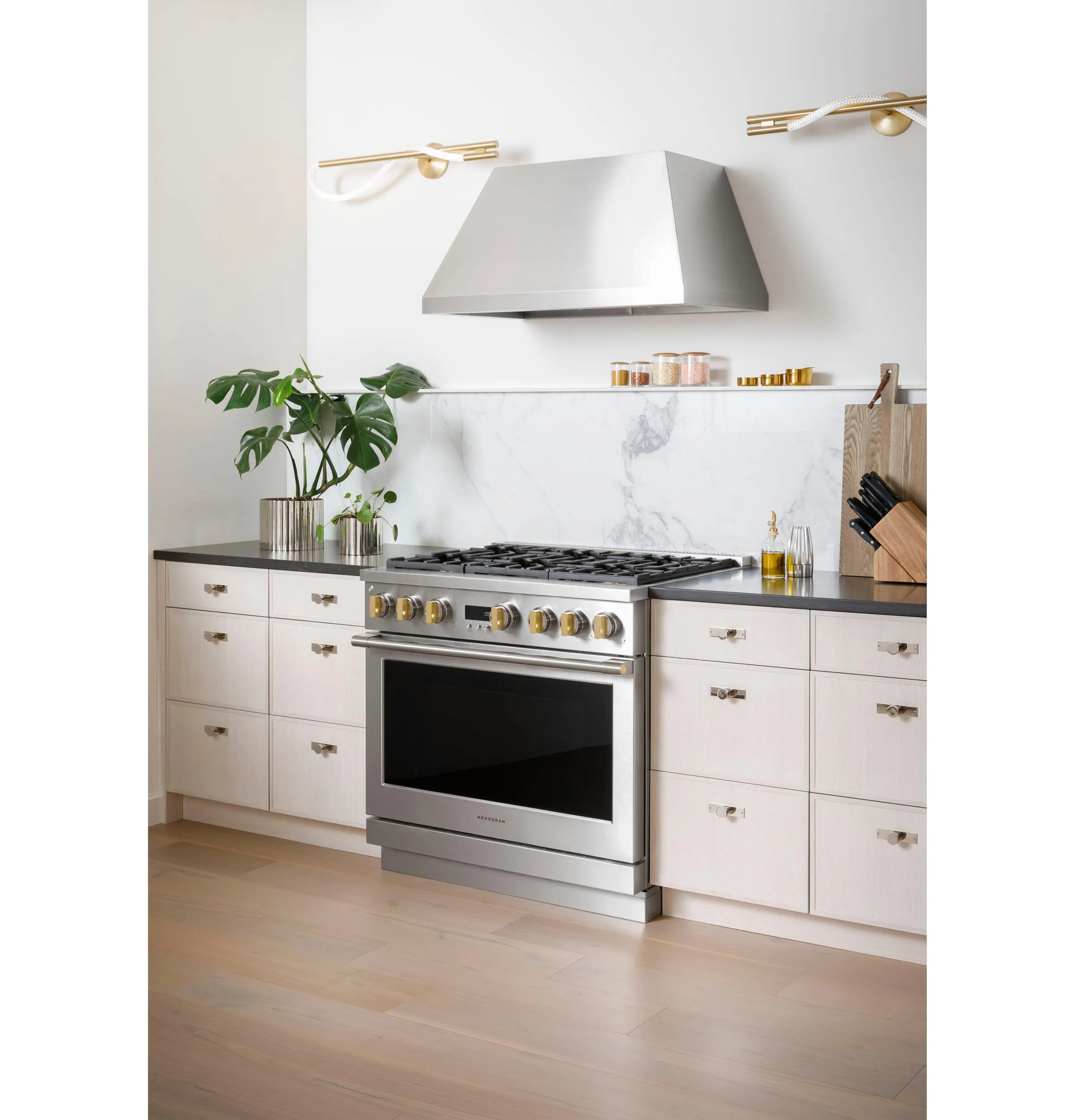 Monogram ZVW1360SPSS Monogram 36 Stainless Steel Professional Hood With Quietboost&#8482; Blower