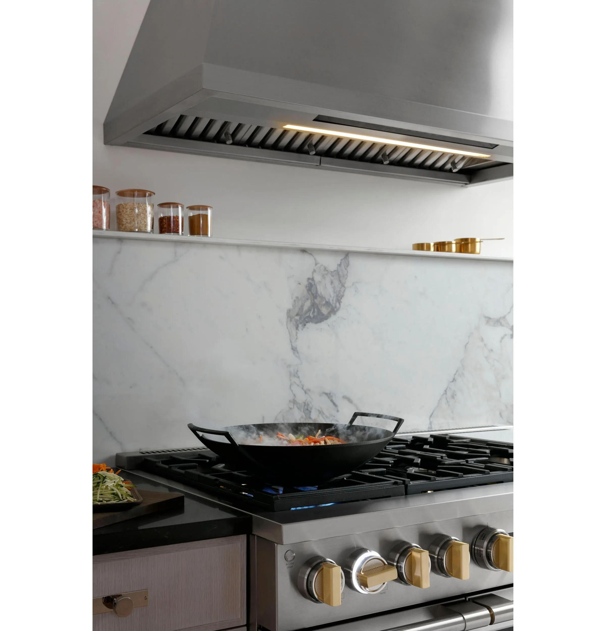 Monogram ZVW1480SPSS Monogram 48 Stainless Steel Professional Hood With Quietboost&#8482; Blower