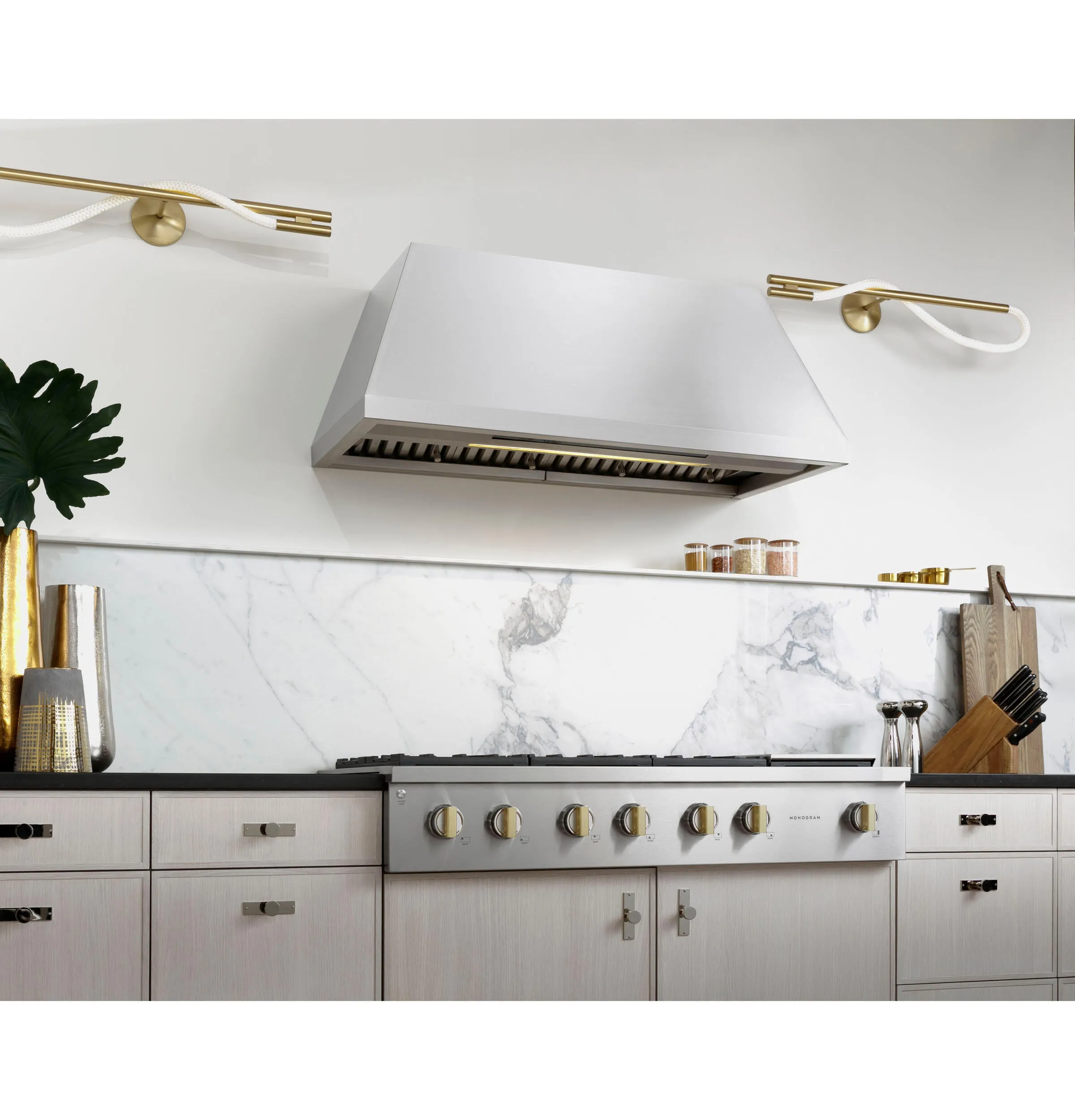 Monogram ZVW1480SPSS Monogram 48 Stainless Steel Professional Hood With Quietboost&#8482; Blower