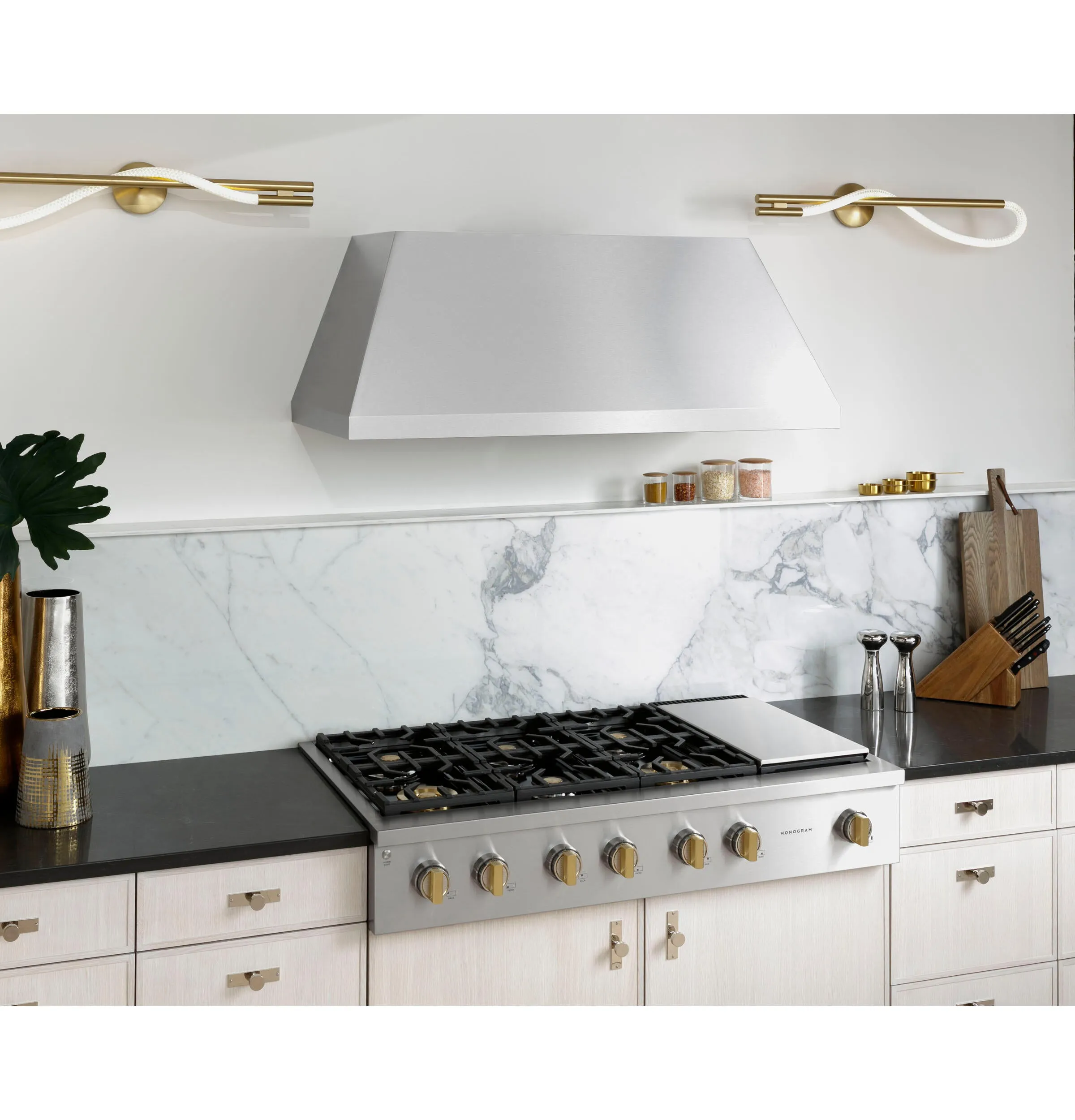 Monogram ZVW1480SPSS Monogram 48 Stainless Steel Professional Hood With Quietboost&#8482; Blower