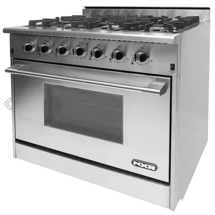Nxr Ranges AK3605LP Nxr 36 Professional Range With Six Burners. Convection Oven. Liquid Propane (Culinary Series)