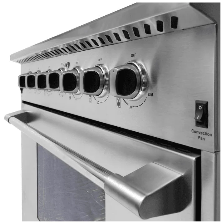 Nxr Ranges AK3605LP Nxr 36 Professional Range With Six Burners. Convection Oven. Liquid Propane (Culinary Series)