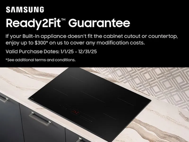 Samsung CC70F36S2DAA 36 Induction Cooktop With Anti-Scratch Matte Glass And Sync Burners In Black