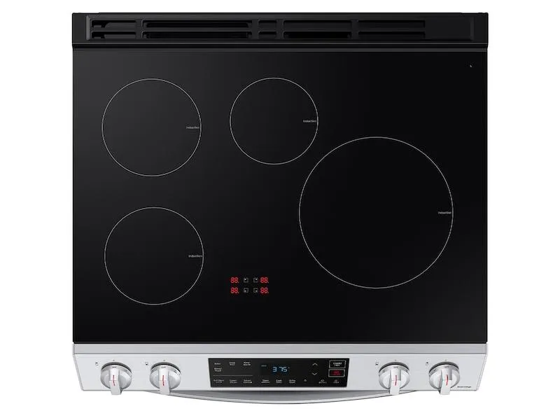 Samsung NE63B8211SS 6.3 Cu. Ft. Smart Instant Heat Induction Slide-In Range In Stainless Steel