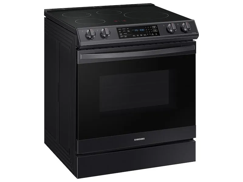 Samsung NE63B8611SG 6.3 Cu. Ft. Smart Instant Heat Induction Slide-In Range With Air Fry & Convection  In Black Stainless Steel