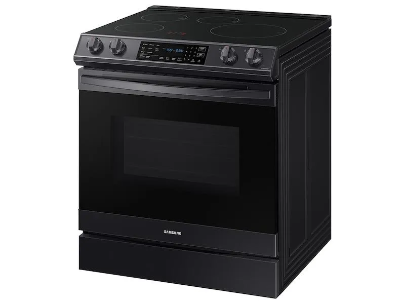 Samsung NE63B8611SG 6.3 Cu. Ft. Smart Instant Heat Induction Slide-In Range With Air Fry & Convection  In Black Stainless Steel