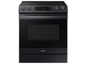 Samsung NE63B8611SG 6.3 Cu. Ft. Smart Instant Heat Induction Slide-In Range With Air Fry & Convection  In Black Stainless Steel