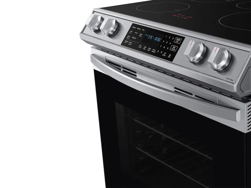 Samsung NE63B8611SS 6.3 Cu. Ft. Smart Instant Heat Induction Slide-In Range With Air Fry & Convection  In Stainless Steel