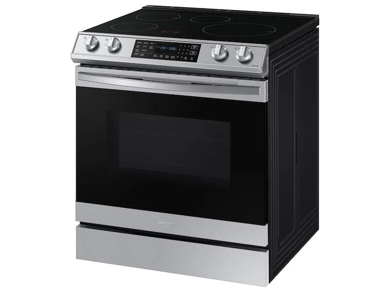 Samsung NE63B8611SS 6.3 Cu. Ft. Smart Instant Heat Induction Slide-In Range With Air Fry & Convection  In Stainless Steel