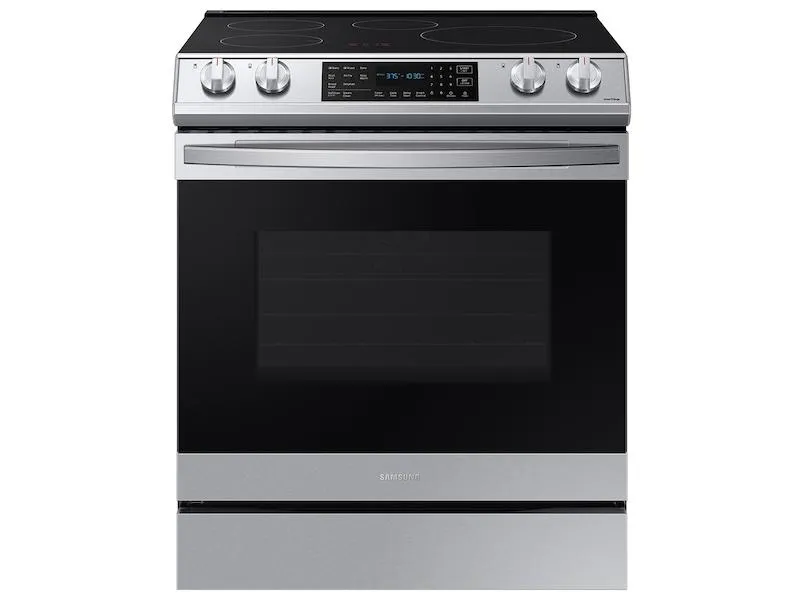 Samsung NE63B8611SS 6.3 Cu. Ft. Smart Instant Heat Induction Slide-In Range With Air Fry & Convection  In Stainless Steel