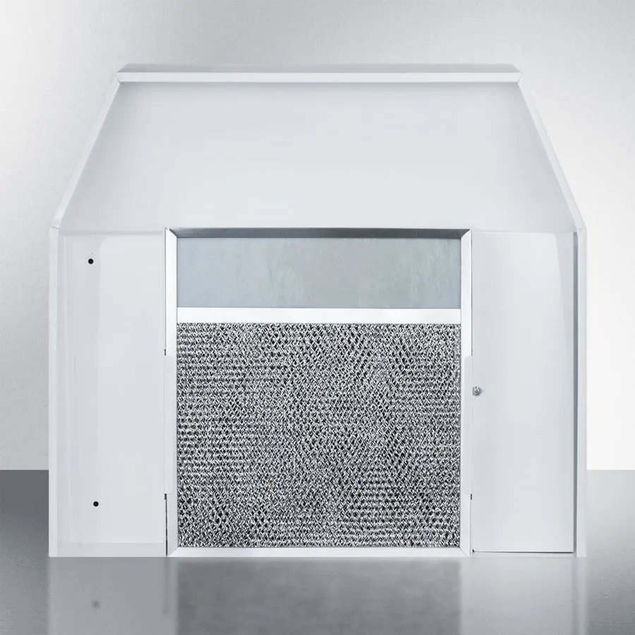 Summit ADAH1624W 24 Under Cabinet Convertible Range Hood. Ada Compliant