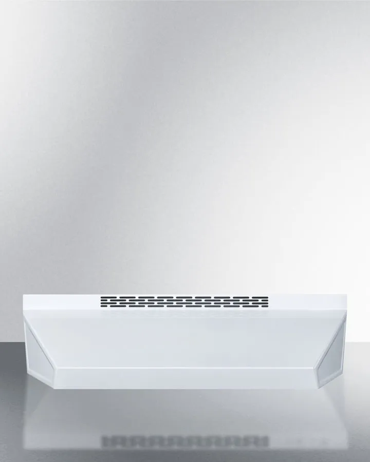 Summit ADAH1624W 24 Under Cabinet Convertible Range Hood. Ada Compliant