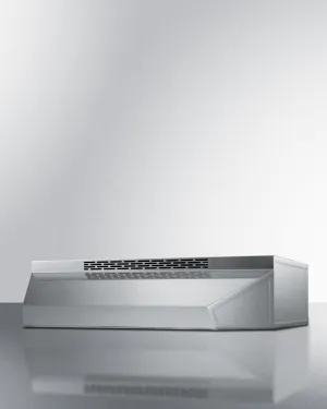 Summit ADAH1718SS 18 Under Cabinet Ductless Range Hood. Ada Compliant