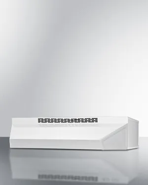 Summit ADAH1736W 36 Under Cabinet Ductless Range Hood. Ada Compliant