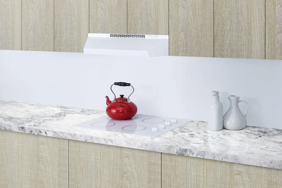 Summit H1624PTCRDWH 24 Under Cabinet Convertible Range Hood With Plug