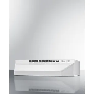 Summit H1630W 30 Under Cabinet Convertible Range Hood